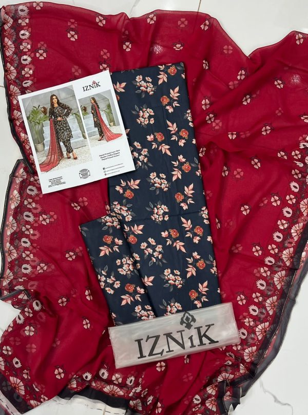 IZNIK BAMBER CHIFFON DUPATTA